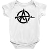 gun logo Baby Bodysuit