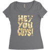 hey you guys Women's Triblend Scoop T-shirt