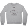 poodle lover Crewneck Sweatshirt