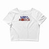 law &amp; mordor Crop Top