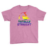 Totally Straight Lgbt Unicorn Youth Tee