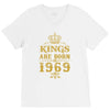 kings are born in 1969 V-Neck Tee