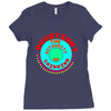question your thinking flowy crop Ladies Fitted T-Shirt