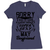 This Girl Is Taken By A Super Sexy May Boyfriend Ladies Fitted T-Shirt
