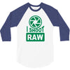 i shoot raw photography camera photograph 3/4 Sleeve Shirt