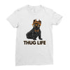 thug life Ladies Fitted T-Shirt