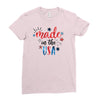 4th of July Ladies Fitted T-Shirt