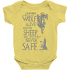 thrones wolf Baby Bodysuit