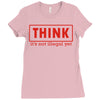 think Ladies Fitted T-Shirt