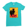 fury of the night Ladies Fitted T-Shirt