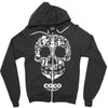 loco coco skul Zipper Hoodie