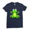frog cute Ladies Fitted T-Shirt