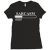 sarcasm loading please wait Ladies Fitted T-Shirt
