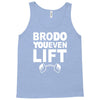 bro do you even lift baseball raglan Tank Top