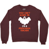Halloween You Cant Scare Me Im A Preschool Teacher Crewneck Sweatshirt
