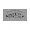 Take Me To The Safe Zone License Plate