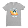 reading is jawsome Ladies Fitted T-Shirt