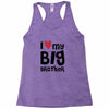 I Love My Big Brother Racerback Tank