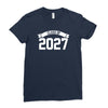 class of 2027 novelty high school elementary Ladies Fitted T-Shirt