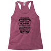 Super Cool Momma Of A Freaking Awesome Daughter Racerback Tank