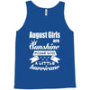 August Girls Are Sunshine Mixed With A Little Hurricane Tank Top