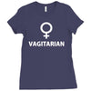 vagitarian sex hetero bucks night vegetarian male female costume Ladies Fitted T-Shirt