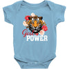 Girl Power White Write Baby Bodysuit