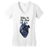 winter in my heart Women's V-Neck T-Shirt