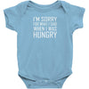 hungry apology Baby Onesie
