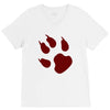 animal feet V-Neck Tee