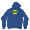 batman dying bleeding logo Unisex Hoodie
