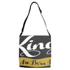 kings are born in 1980 Adjustable Strap Totes