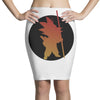 Goku Silhouette Pencil Skirts