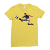 lionel messi 3 Ladies Fitted T-Shirt