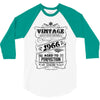 Vintage Aged To Perfection 1966 3/4 Sleeve Shirt