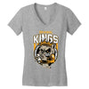 kings Women's V-Neck T-Shirt