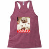 sloth astronaut swag Racerback Tank