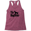 the dogfather labrador retriever Racerback Tank