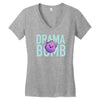 drama bomb Women's V-Neck T-Shirt