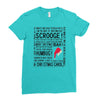 scrooge Ladies Fitted T-Shirt