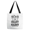 There's This Girl Who Stole My Heart She Calls Me Daddy Tote Bags