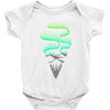 aurora borealis Baby Onesie