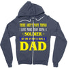 soldier dad Zipper Hoodie