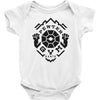 pewter gym Baby Onesie