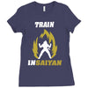 train insaiyan Ladies Fitted T-Shirt