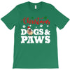 christmas dogs and paws T-Shirt