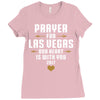 Prayer for Las Vegas, Our Heart Is With You, 2017 Ladies Fitted T-Shirt