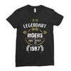 legendary riders are born in 1987 Ladies Fitted T-Shirt