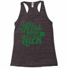 kiss me for luck Racerback Tank