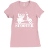 ego scooter  funny Ladies Fitted T-Shirt